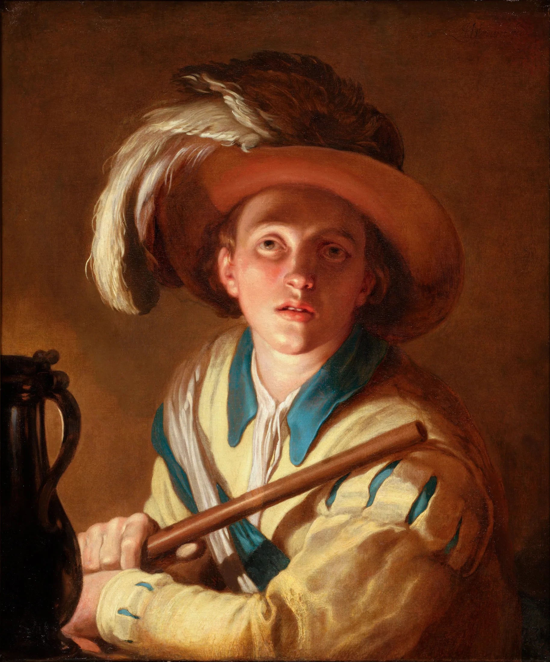 Le joueur de flûte - Abraham Bloemaert image 1 reproduction réalisée par Alpha Reproduction