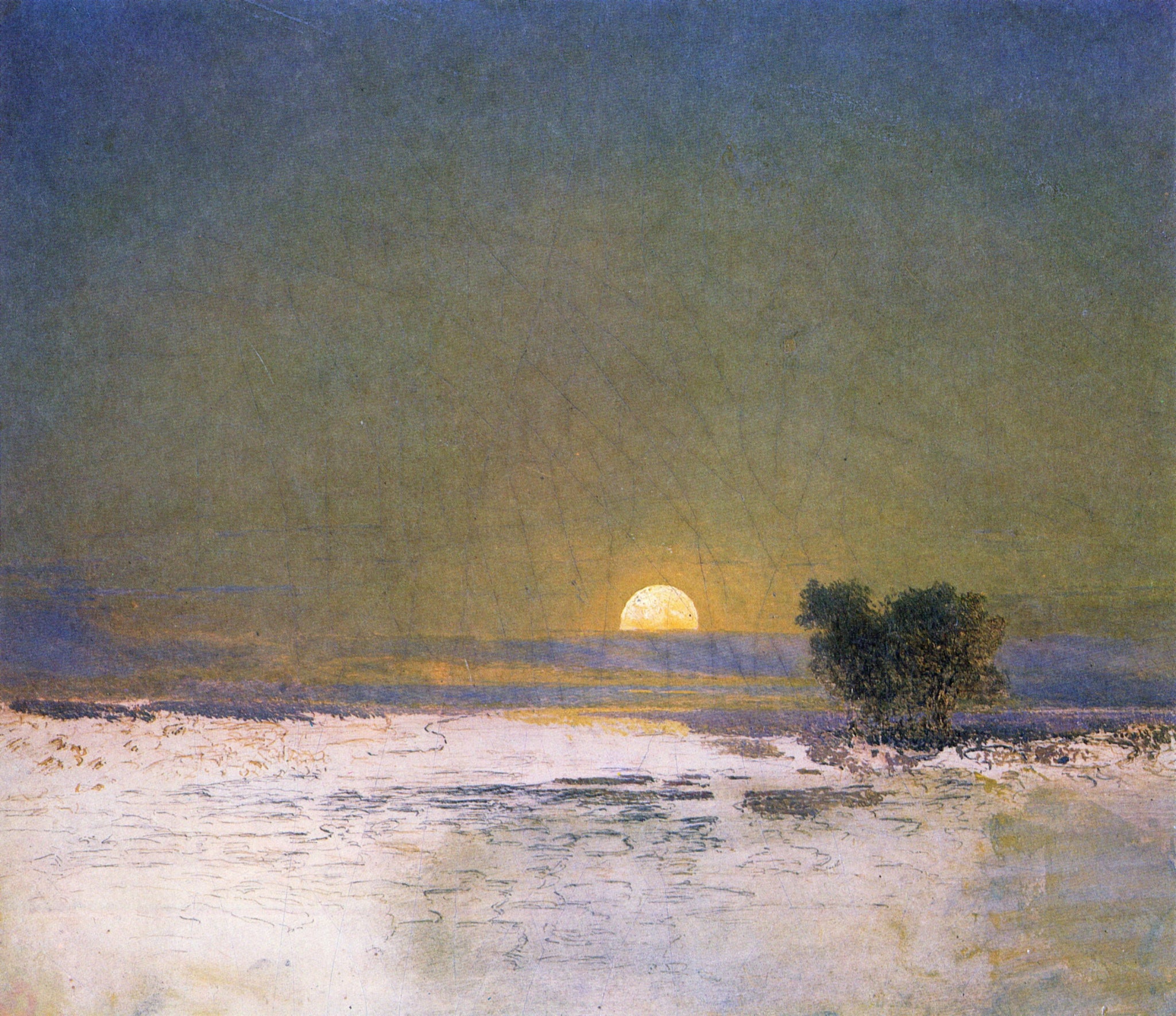 Mondaufgang (ca.1855) de Adalbert Stifter