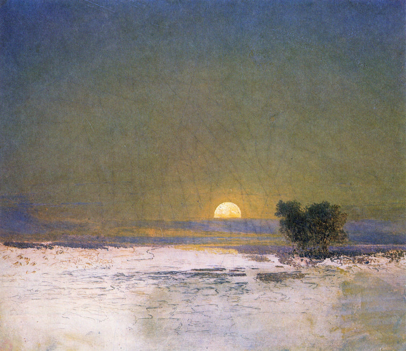 Mondaufgang (ca.1855) – Adalbert Stifter