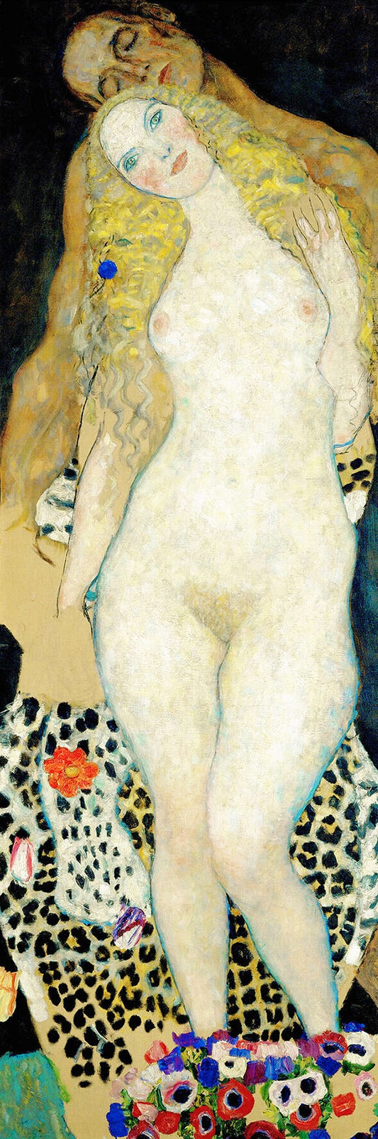🌿🍎 Adam og Eva – Gustav Klimt (1917–1918)