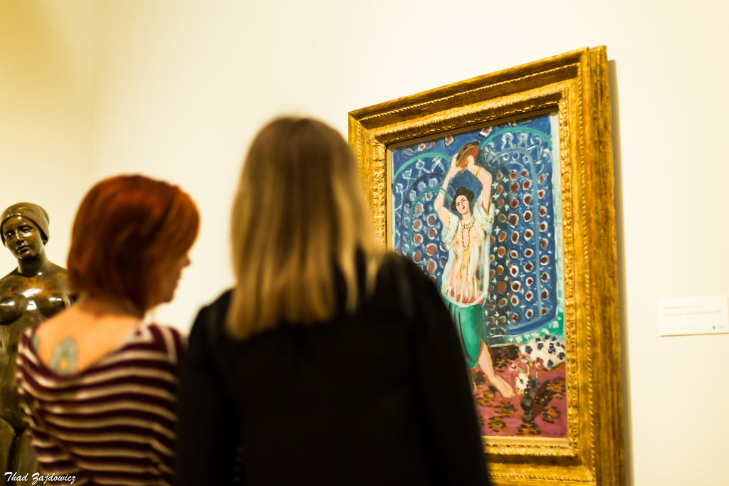 Odalisque med tamburin (Harmoni i blått) - Henri Matisse