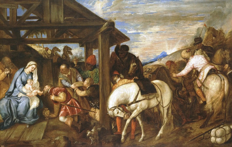 De vise menns tilbedelse - Titian