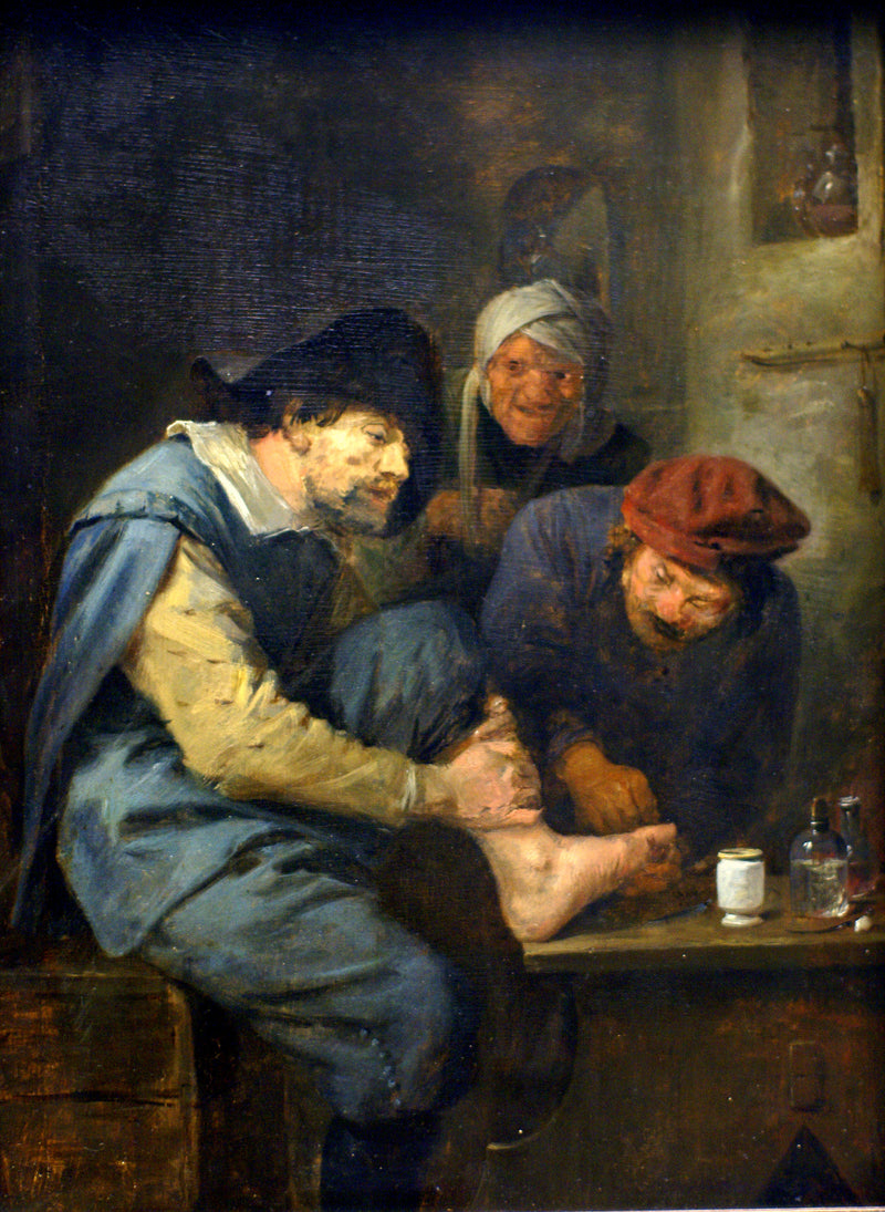 L'opération au pied - Adriaen Brouwer
