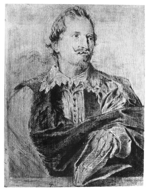 Portrait de Jan Caspar Gevartius (1593-1666) - Antoine van Dyck - Alpha Reproduction