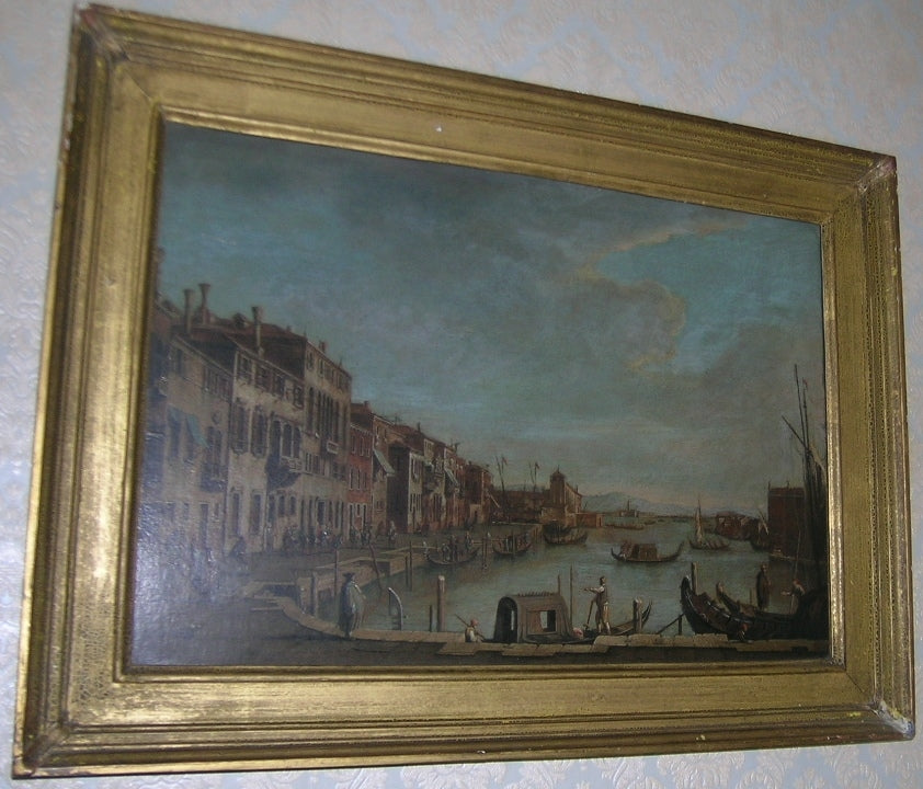 Venise : le canal de Santa Chiara vers la lagune - Canaletto