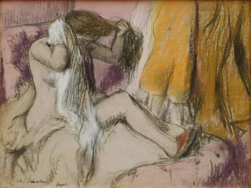 Etter badet - Edgar Degas