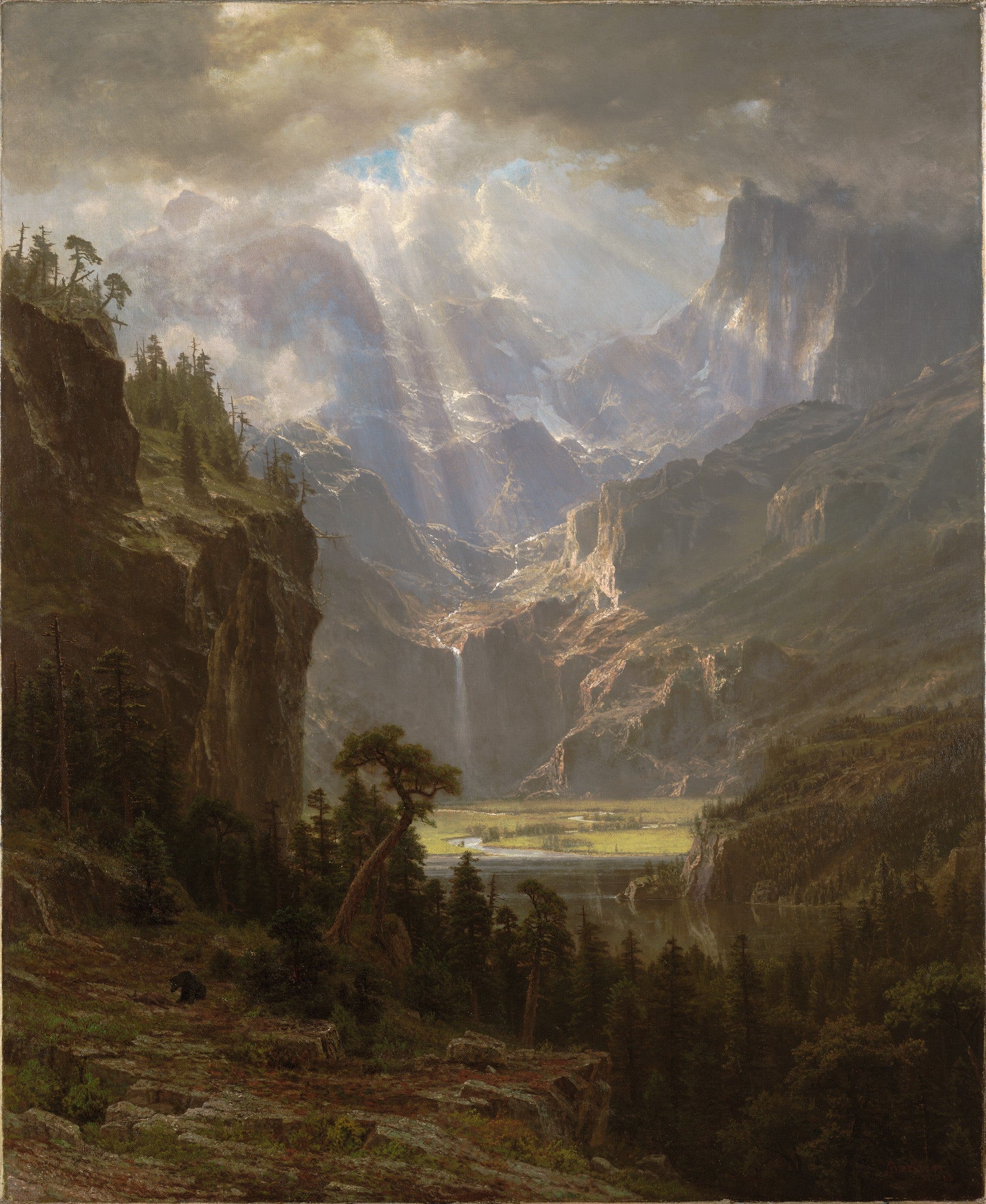 Pic de Lander - Albert Bierstadt