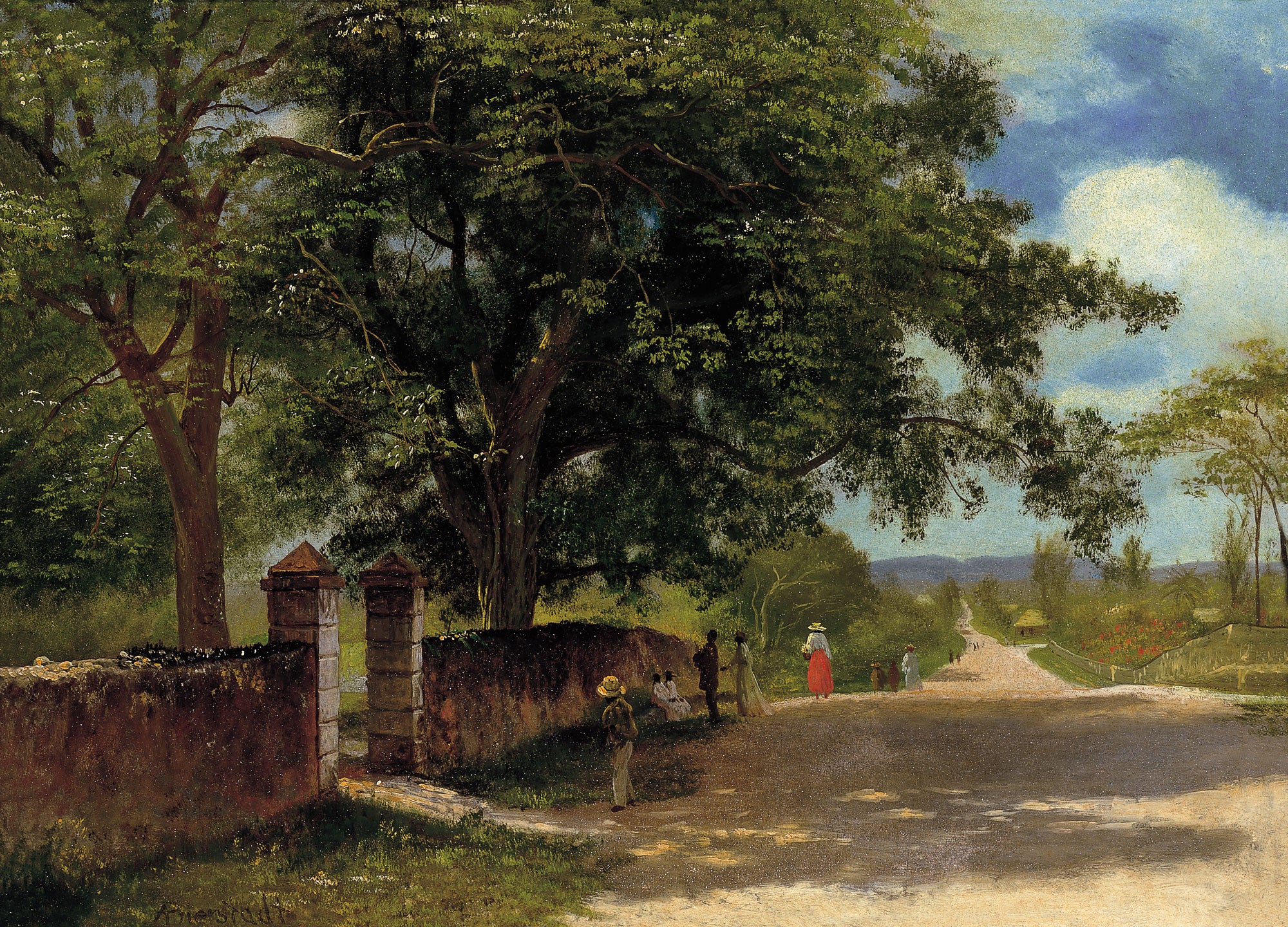 Rue de Nassau - Albert Bierstadt