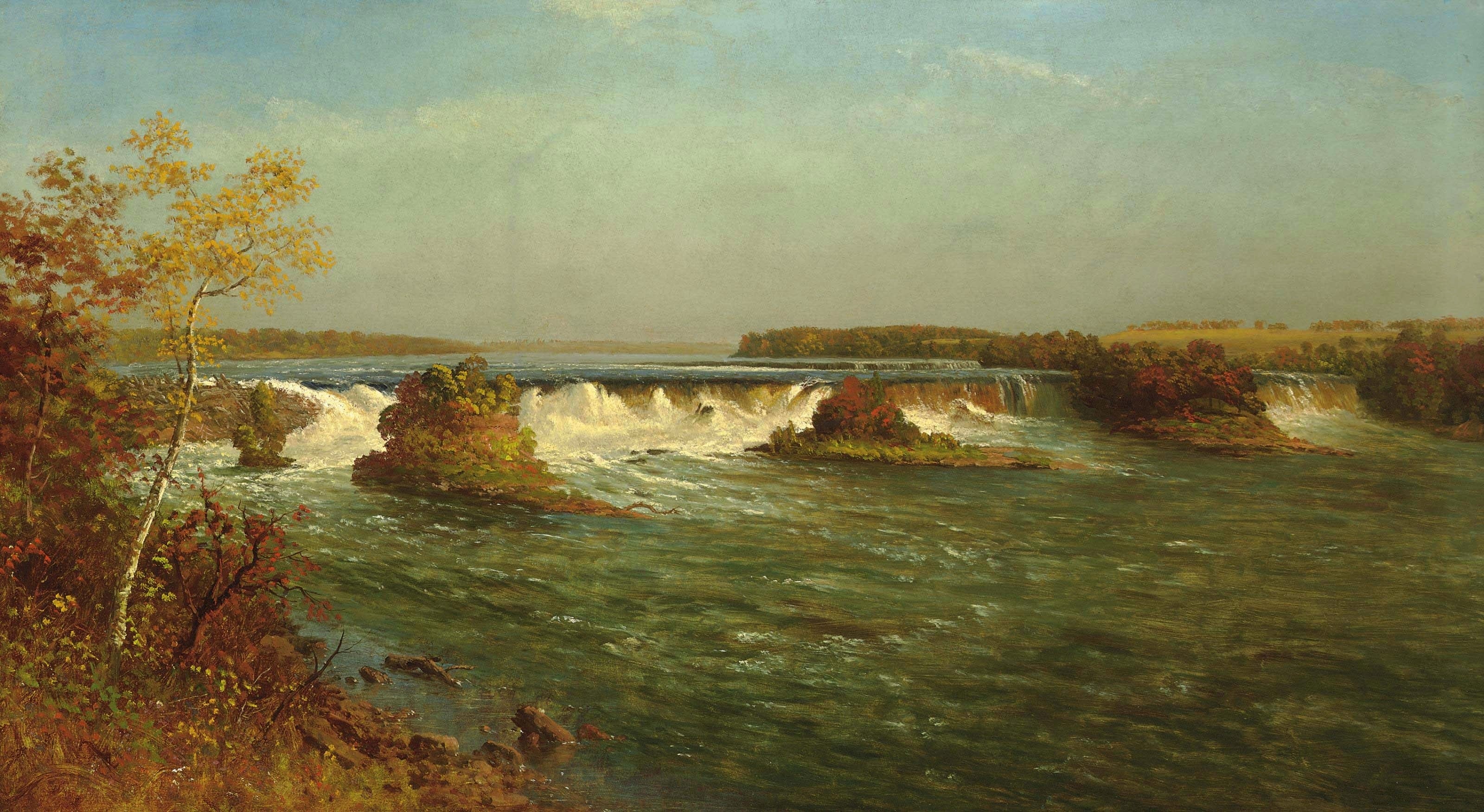 Les chutes de Saint-Antoine - Albert Bierstadt