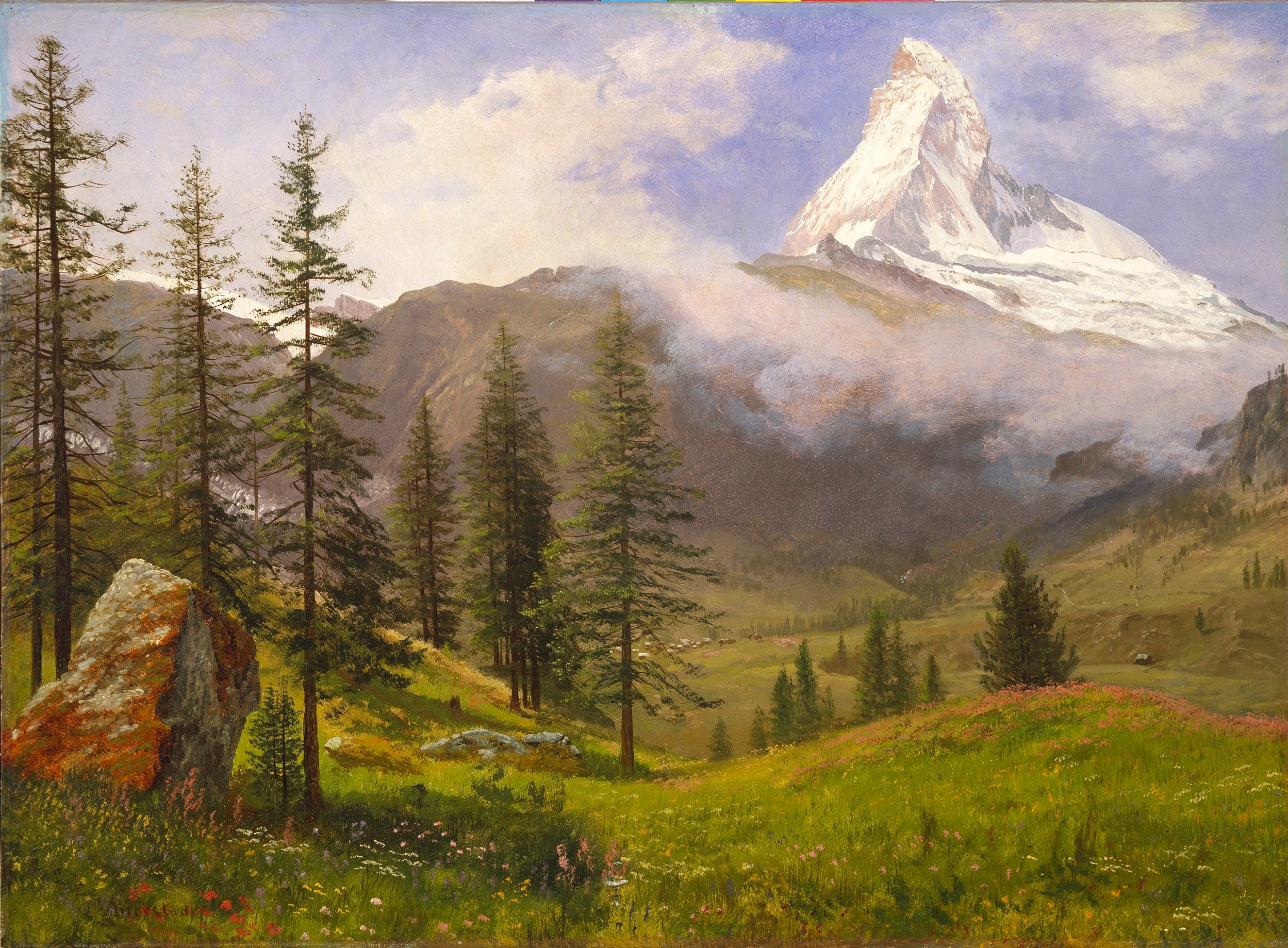 Le Cervin - Albert Bierstadt