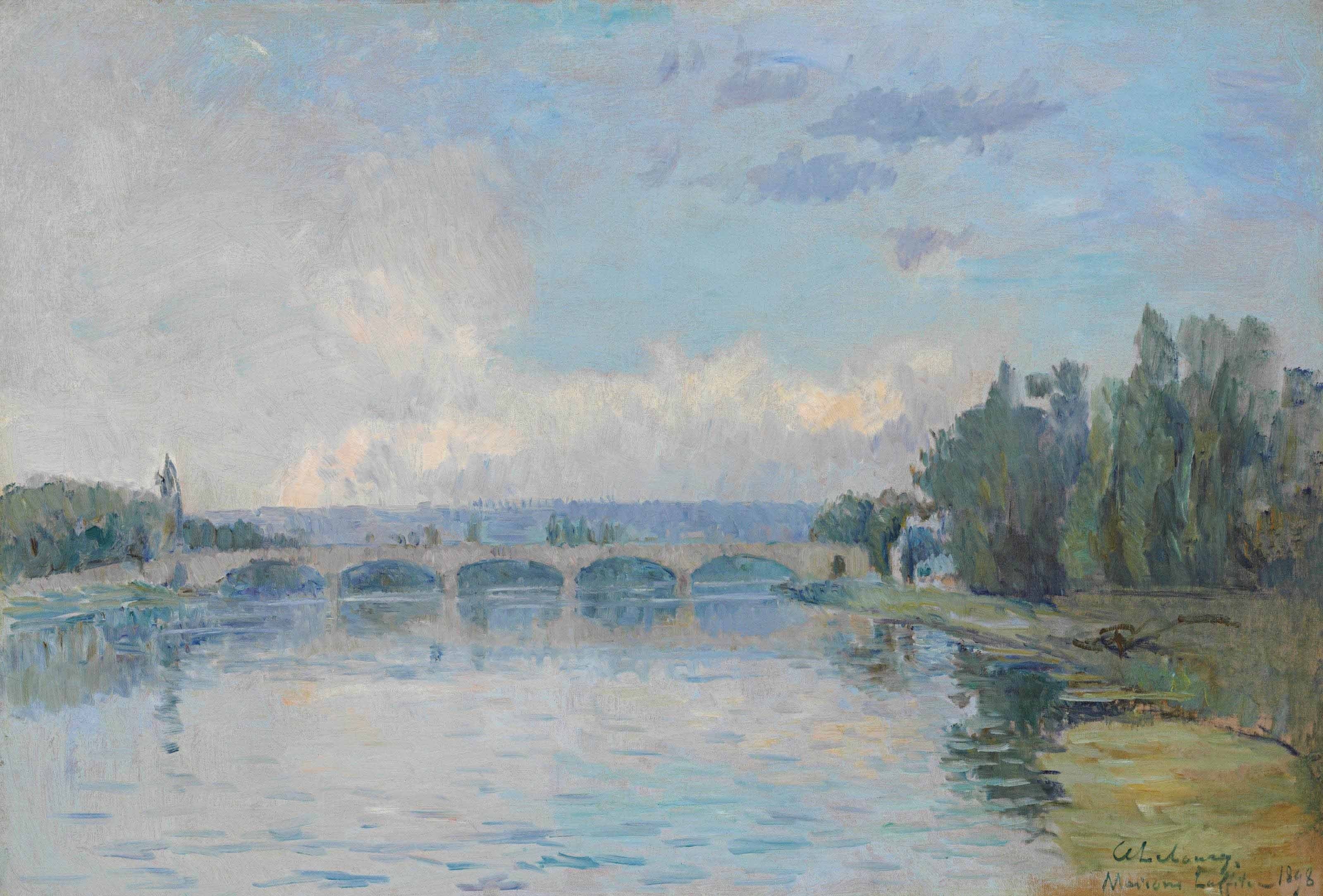 Le Pont de Maisons-Laffitte - Albert Lebourg