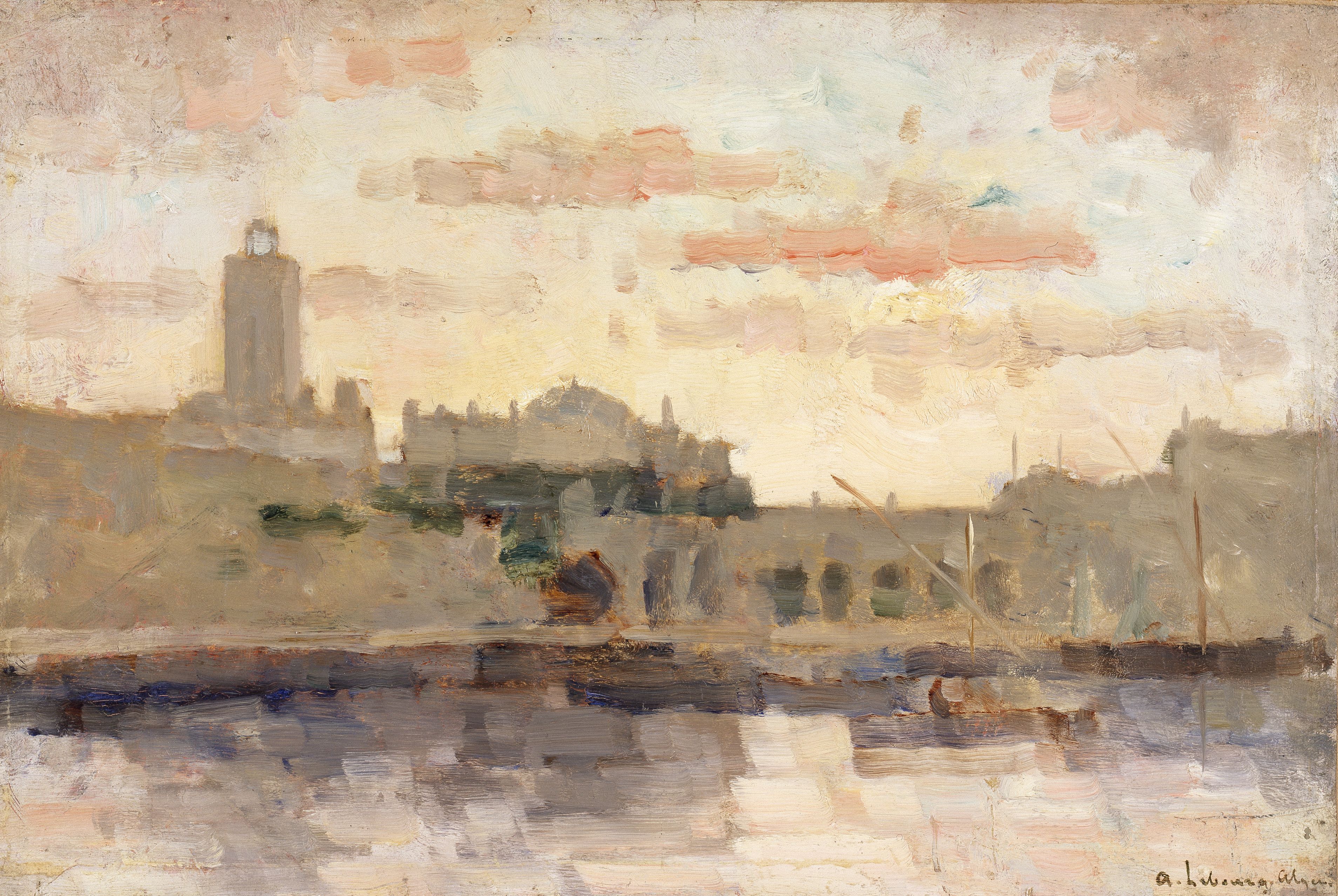 Vue d'Alger - Albert Lebourg