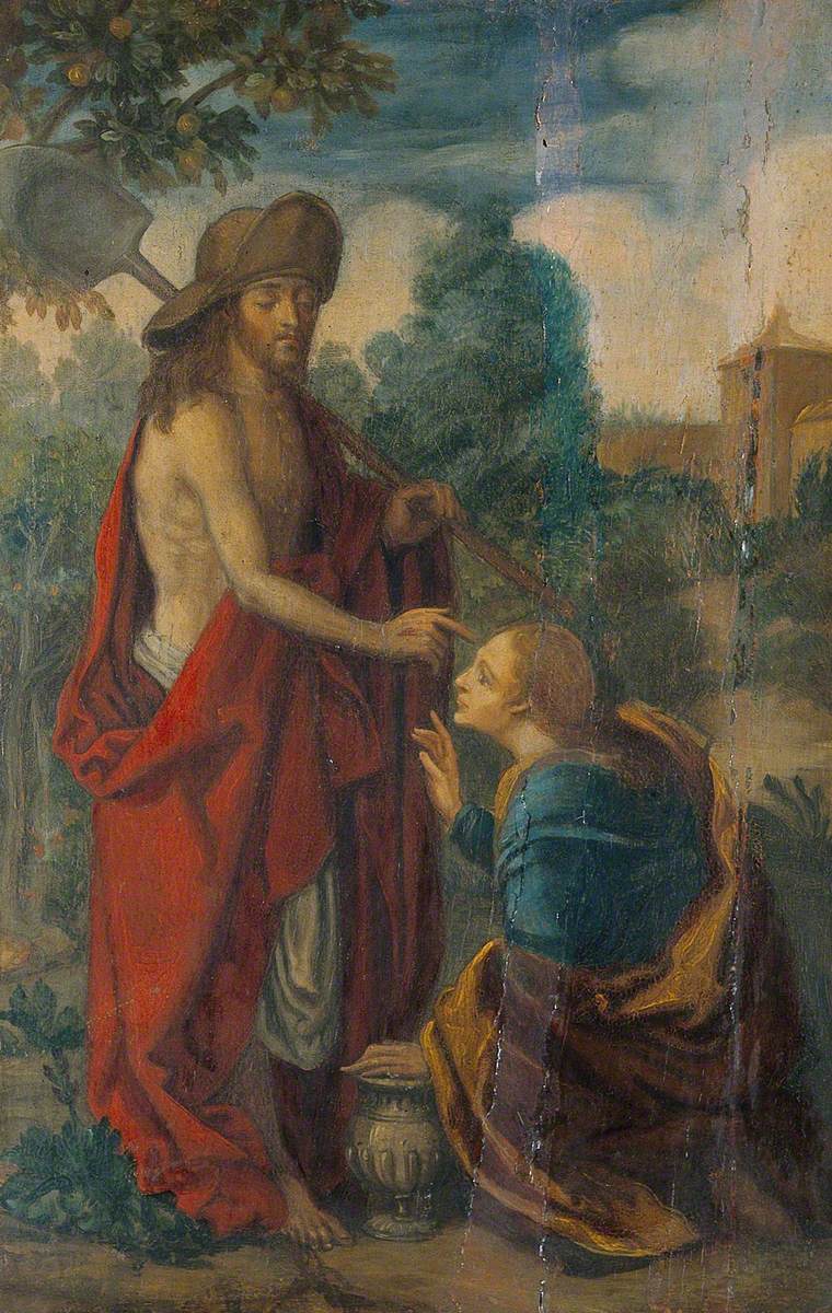 Kristus og Maria Magdalena (Noli me Tangere) - Albrecht Dürer