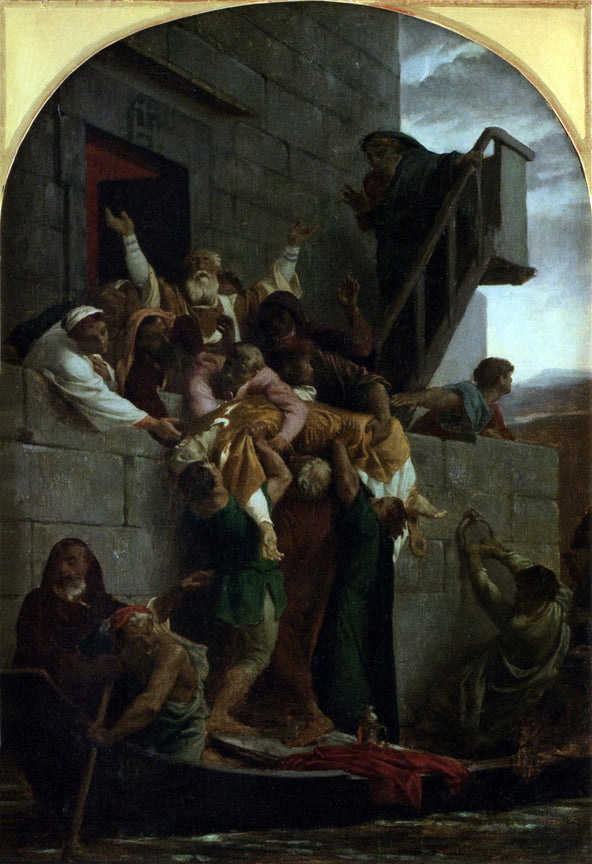 Le martyr Chrétien est descendu dans une barque - Alexandre Cabanel
