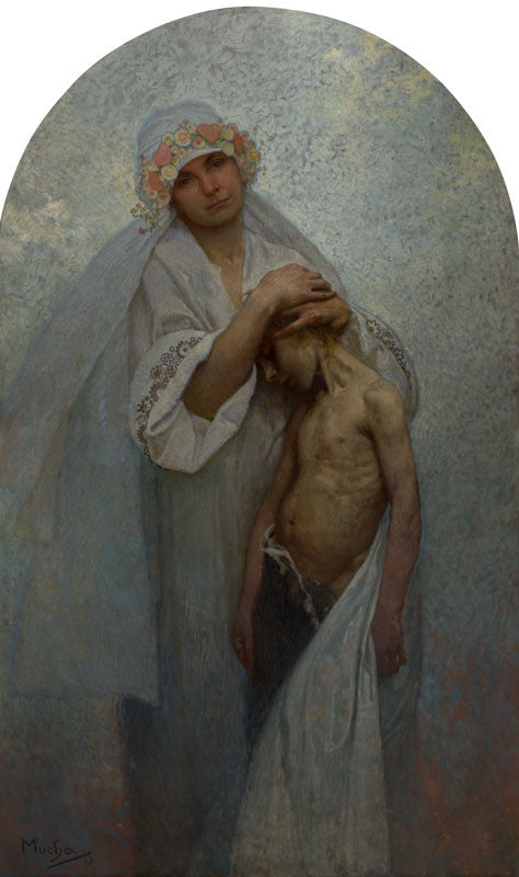 Tsjekkisk hjerte - Alphonse Mucha