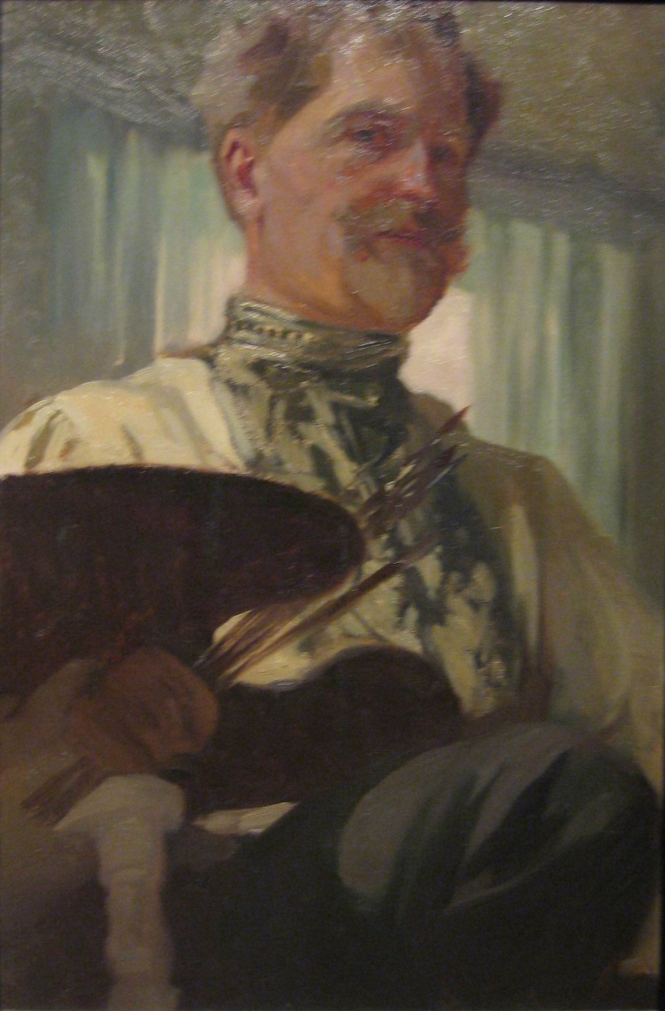 Selvportrett (1907) - Alphonse Mucha
