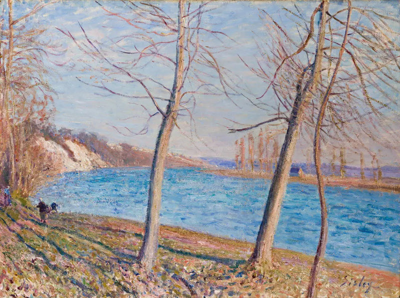 Ved Loing-elven - Alfred Sisley
