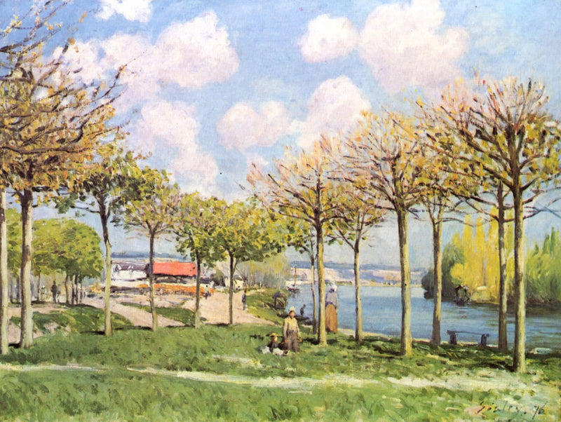 Seinen i Bougival - Alfred Sisley