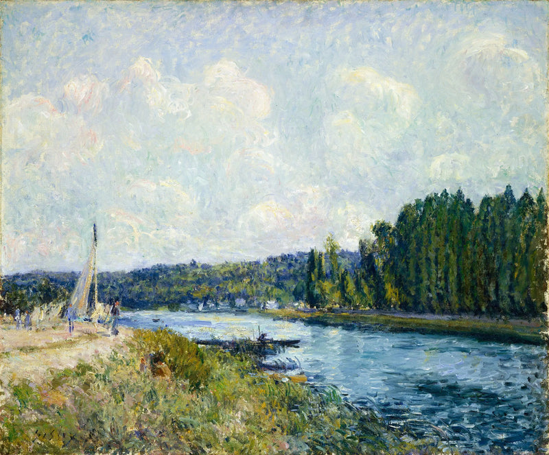 Oise-breddene - Alfred Sisley
