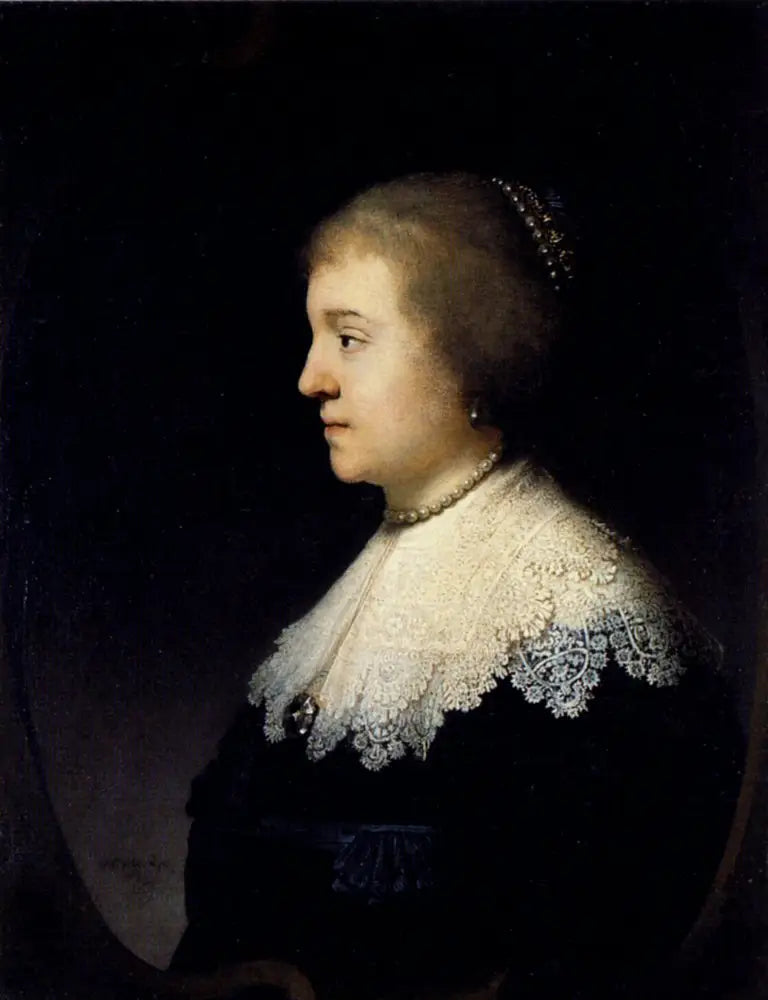 Portrett av prinsesse Amalia van Solms - Rembrandt