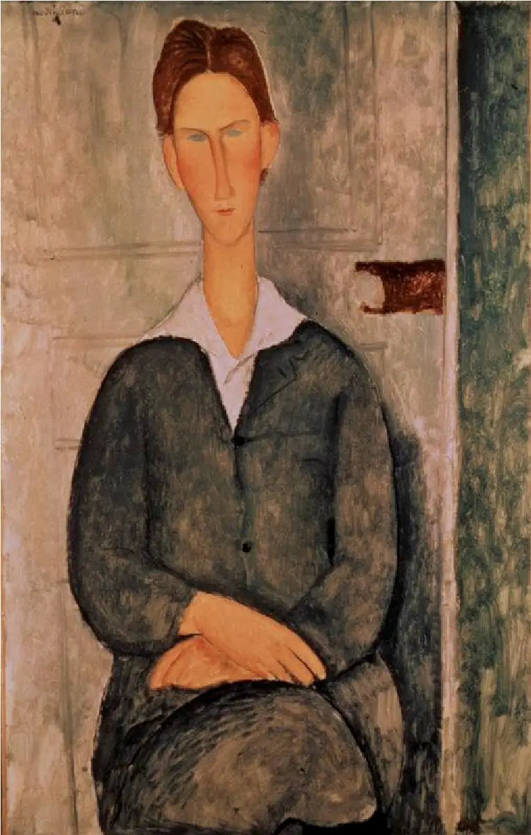Portrett av Giovanotto de Capelli Rossi - Amedeo Modigliani