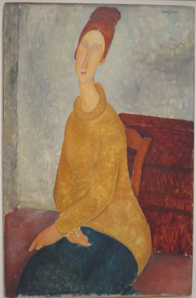 Den gule genseren - Amedeo Modigliani