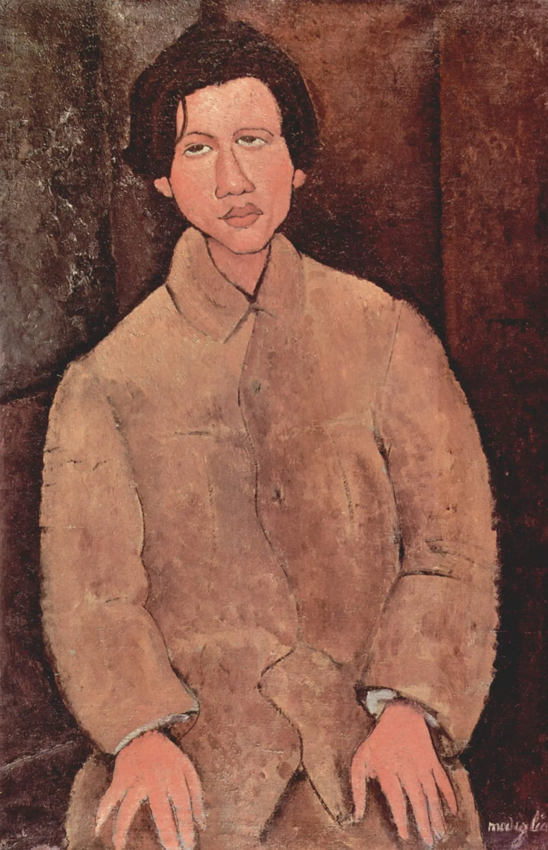 Portrett av Chaïm Soutine - Amedeo Modigliani