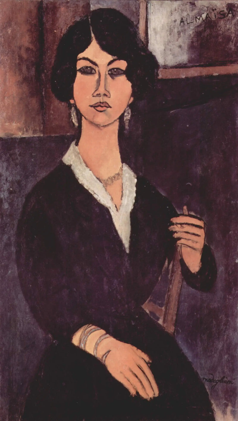 Almaiisa sittende - Amedeo Modigliani