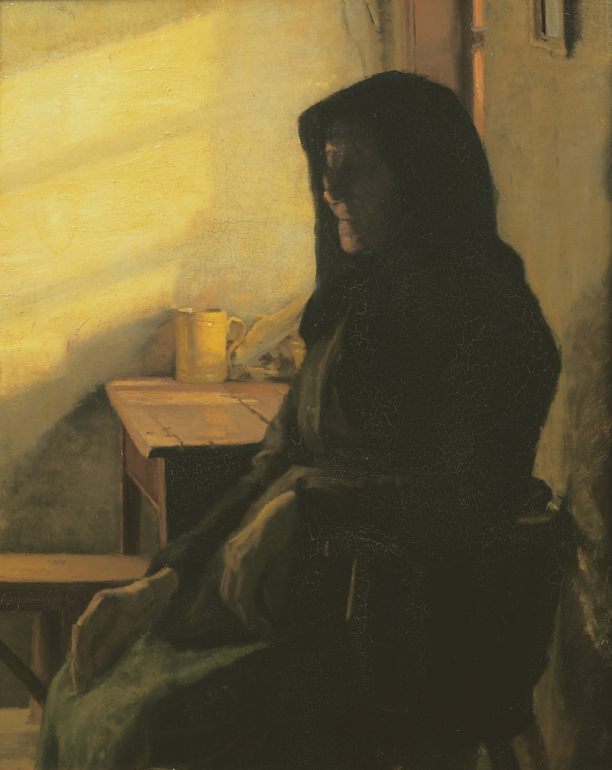 Une femme aveugle dans sa chambre - Anna Ancher - Alpha Reproduction