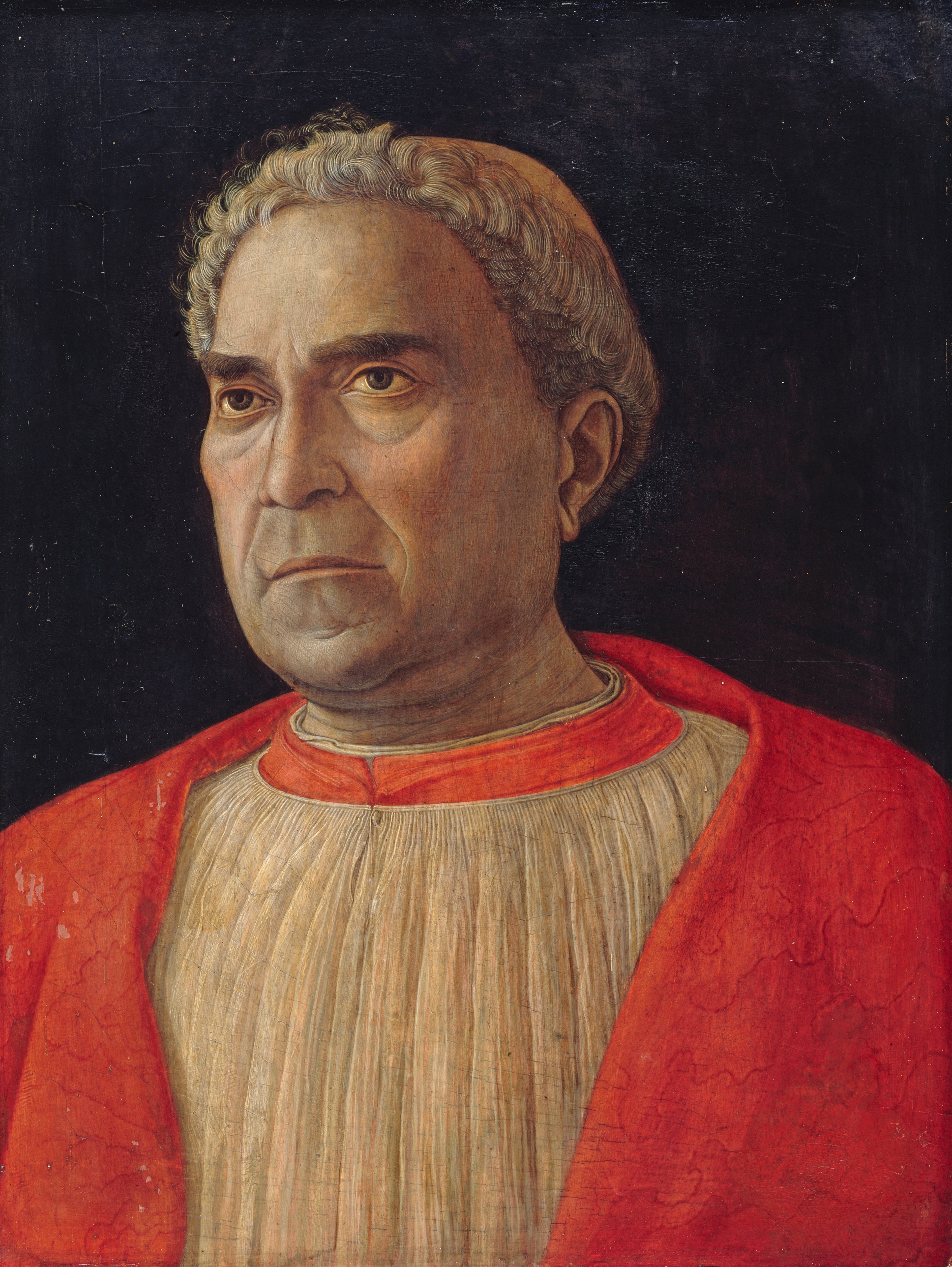 Portrait du Cardinal Ludovico Trevisan - Andrea Mantegna
