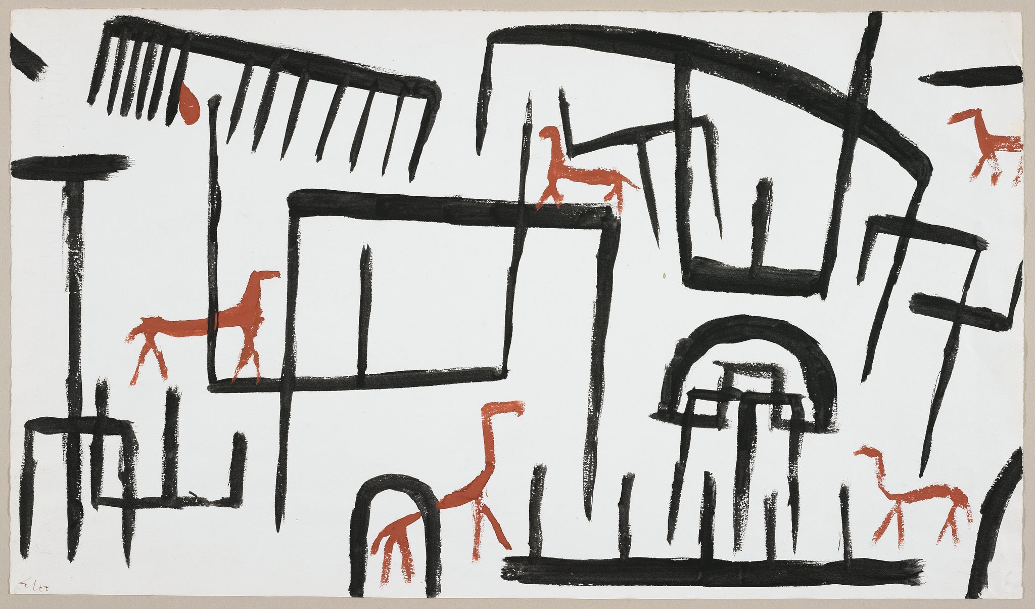 Animals in an Enclosure — Paul Klee