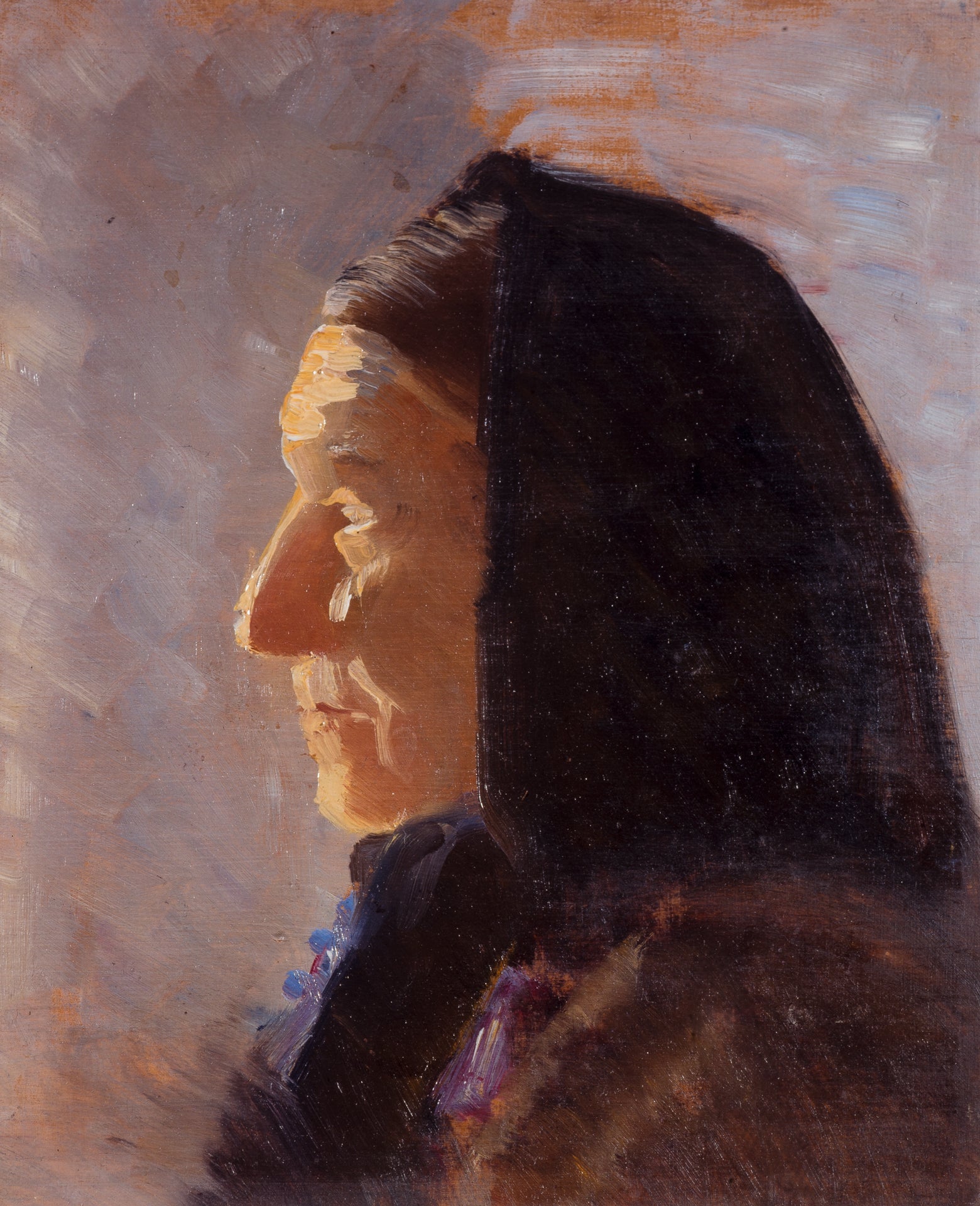 Profil d’une femme de Skagen - Anna Ancher - Alpha Reproduction