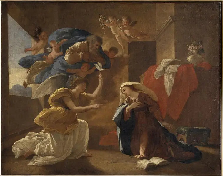 L’Annonciation - Nicolas Poussin - Alpha Reproduction
