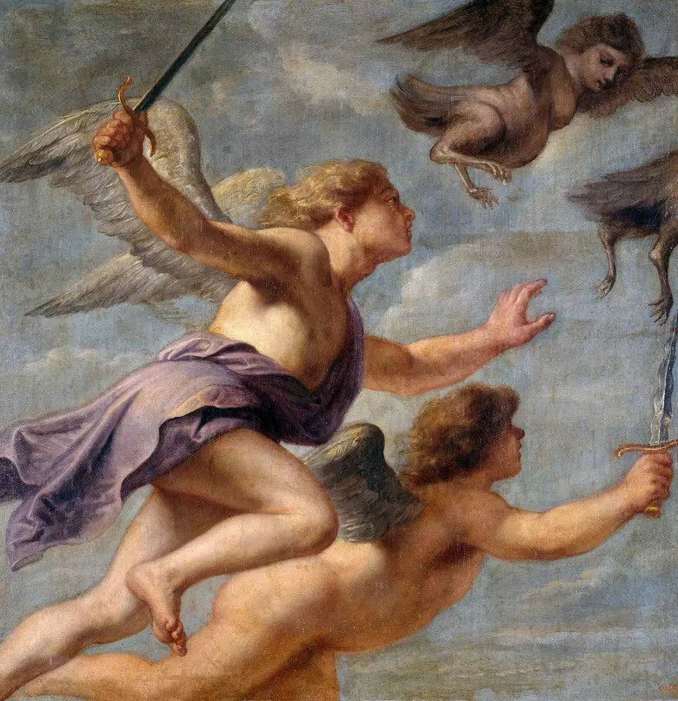 La persécution des harpies - Peter Paul Rubens - Alpha Reproduction