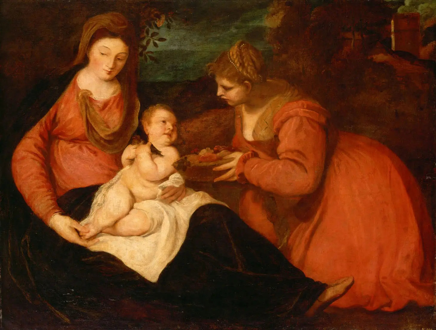 La Vierge à l’Enfant avec sainte Dorothée - Antoine van Dyck - Alpha Reproduction