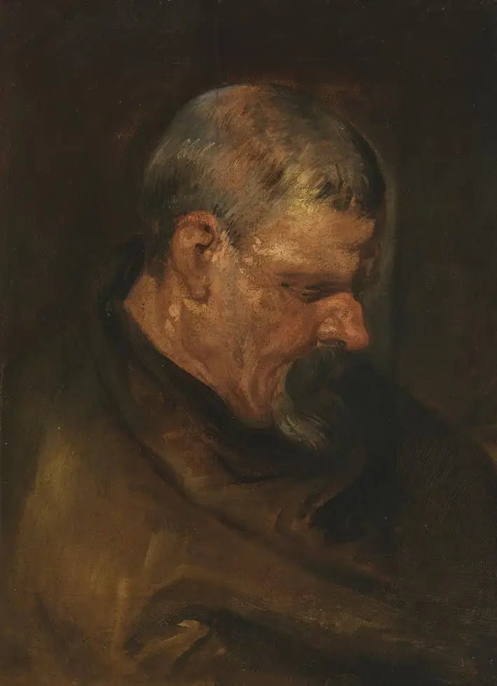 Étude d’une tête - Antoine van Dyck - Alpha Reproduction