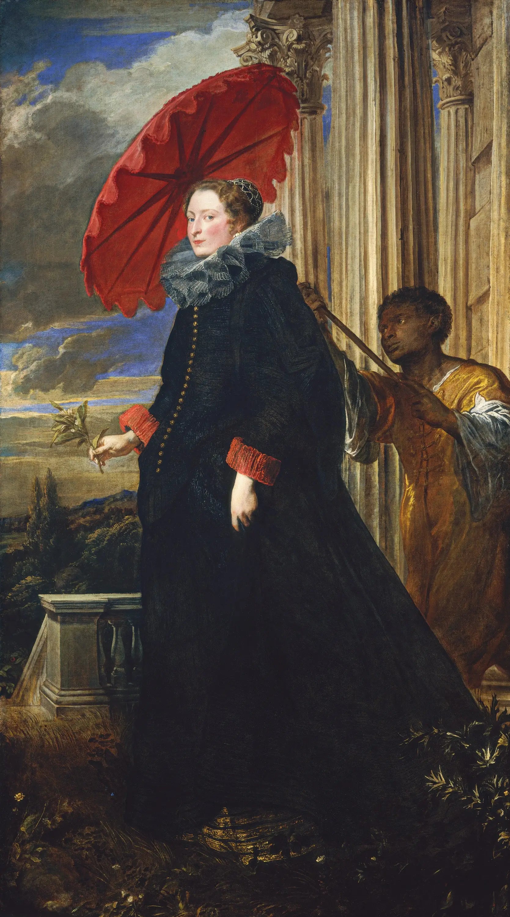 Portrait de la marquise Elena Grimaldi Cattaneo - Antoine van Dyck - Alpha Reproduction
