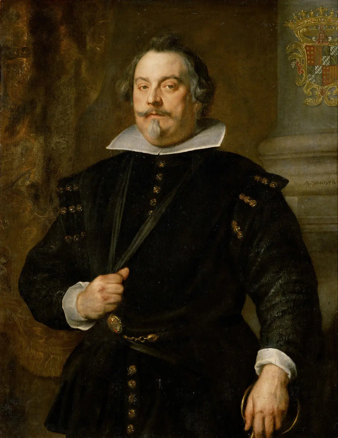 Portrait de Francisco de Moncada marquis de Aytona - Antoine van Dyck - Alpha Reproduction