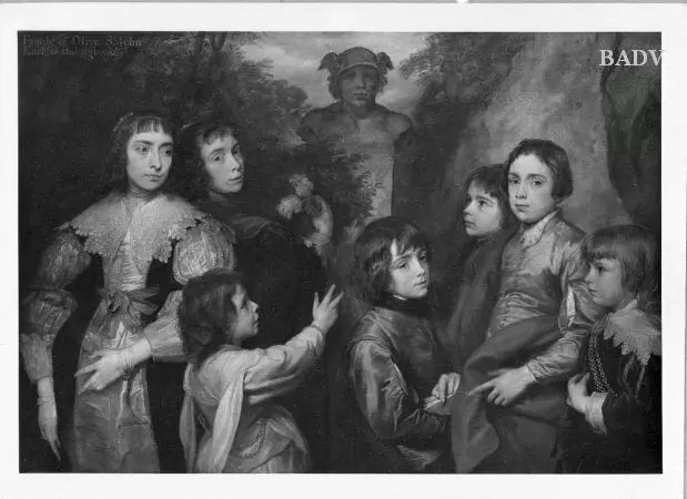 Famille d’Oliver St. John comte de Bolingbroke (inscription dans le coin supérieur gauche) - Antoine van Dyck - Alpha