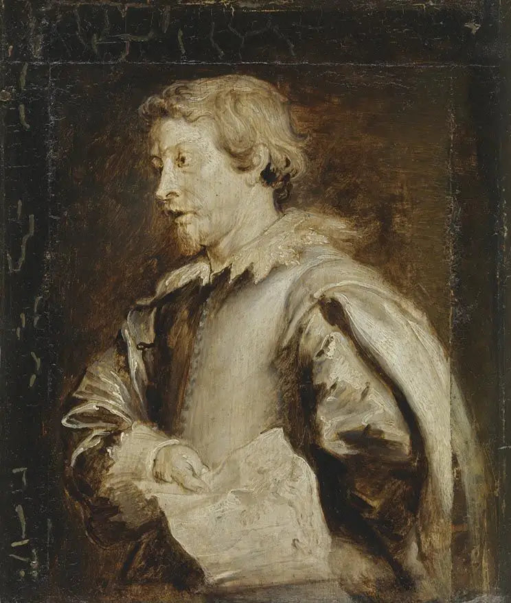 Portrait du peintre paysagiste Lucas van Uden - Antoine van Dyck - Alpha Reproduction