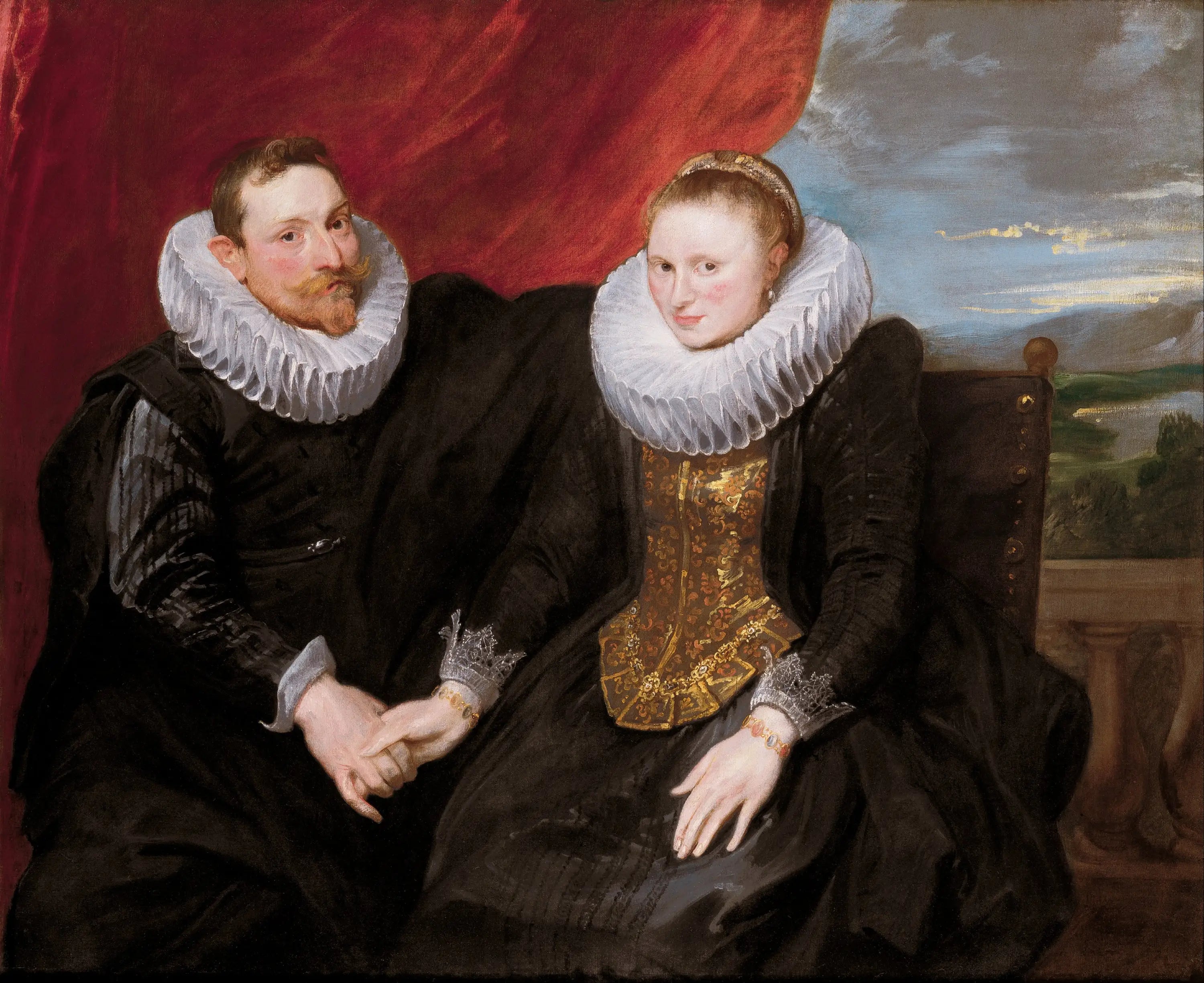 Un couple marié - Antoine van Dyck - Alpha Reproduction