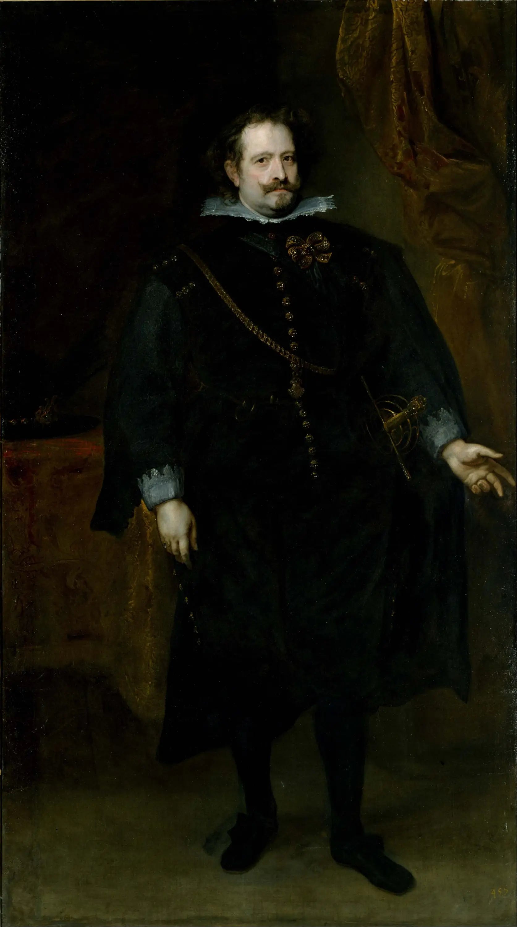 Diego Felipe de Guzmán marquis de Leganés - Antoine van Dyck - Alpha Reproduction
