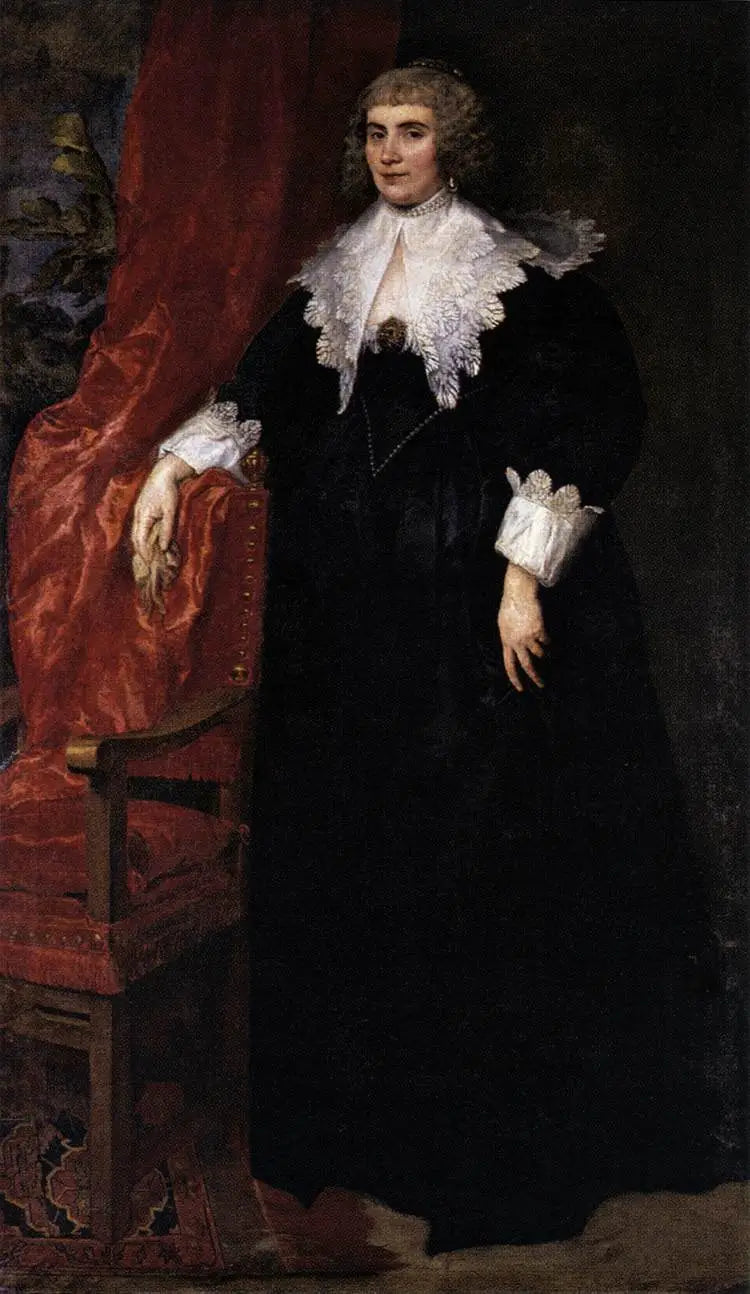 Portrait d’Anna van Craesbecke - Antoine van Dyck - Alpha Reproduction