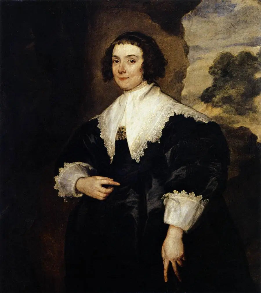 Portrait d’Elisabeth van Assche épouse de Justus van Meerstraeten - Antoine van Dyck - Alpha Reproduction