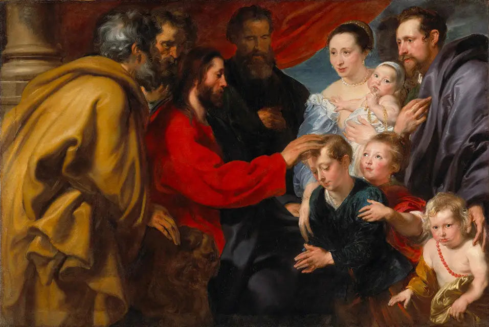 Laissez les enfants venir à moi - Antoine van Dyck - Alpha Reproduction