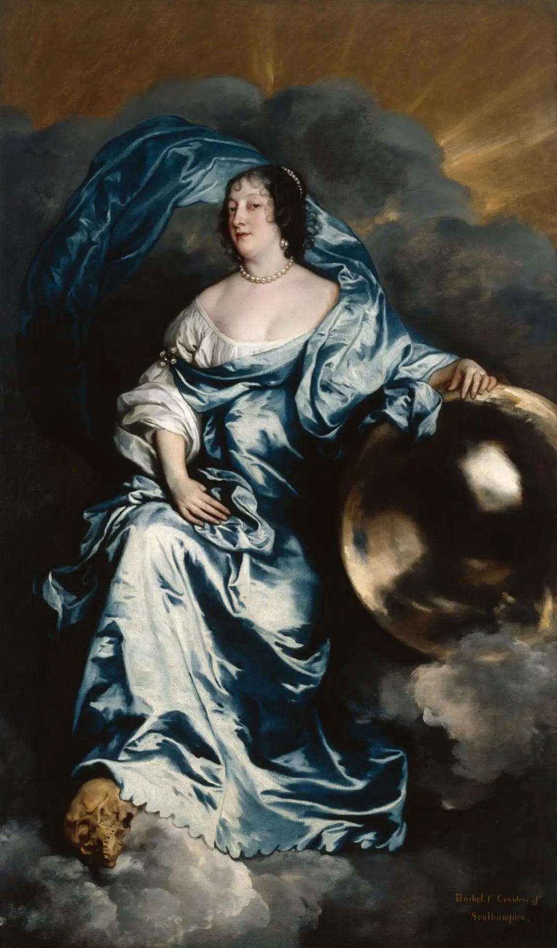 Rachel de Ruvigny comtesse de Southampton - Antoine van Dyck - Alpha Reproduction