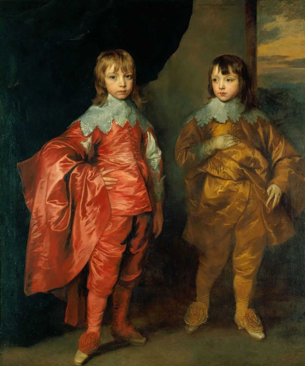 George Villiers 2e duc de Buckingham et Lord Francis Villiers - Antoine van Dyck - Alpha Reproduction