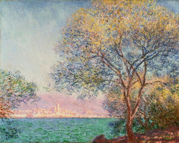 🌅 Antibes, morgenen – Claude Monet (1888)