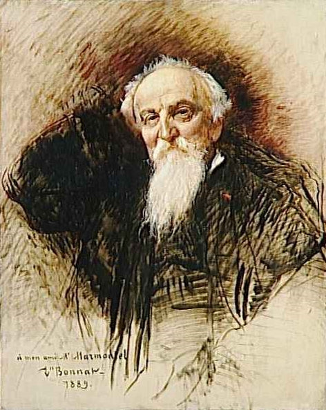 Portrait d'Antoine François Marmontel (1816-1898), pianiste, compositeur et musicologue français - Léon Bonnat