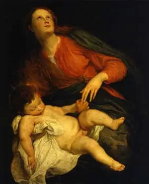 Vierge à l’Enfant - Antoine van Dyck - Alpha Reproduction